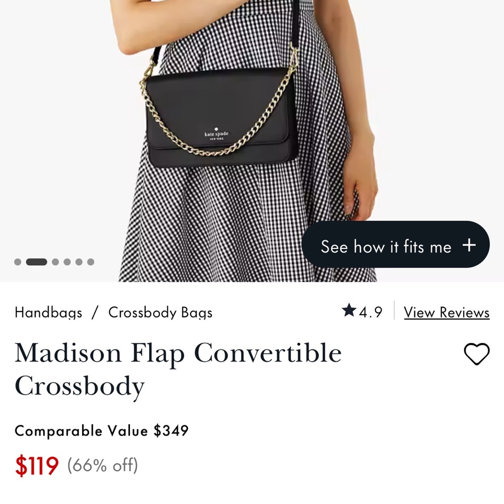 Kate Spade Medium Madison flap crossbody